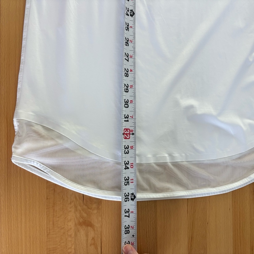 Athleta women’s medium white sunlover UPF lightweight tank dress sleeveless - Picture 9 of 9